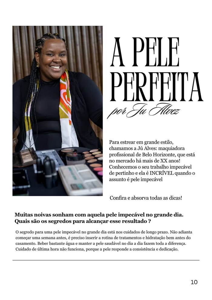 Revista Caderno da Noiva — Estilista de Sonhos página 10