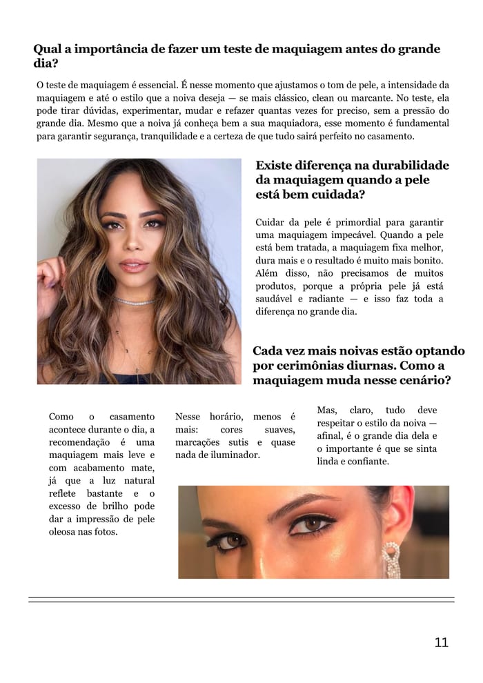 Revista Caderno da Noiva — Estilista de Sonhos página 11