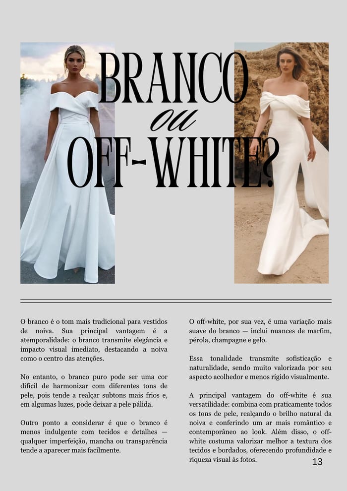 Revista Caderno da Noiva — Estilista de Sonhos página 13