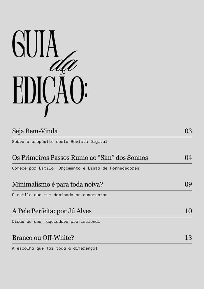 Revista Caderno da Noiva — Estilista de Sonhos página 2