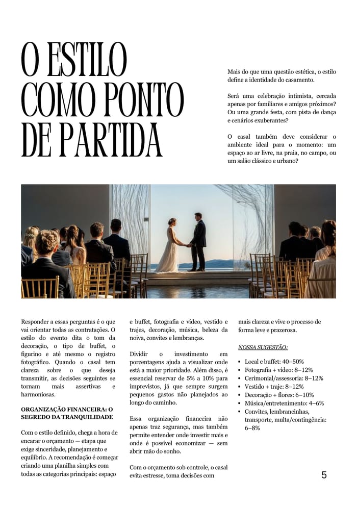 Revista Caderno da Noiva — Estilista de Sonhos página 5